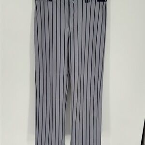 Berserk Athletics Men's Baseball/Softball Pants Grey with Blue Stripe 32x30 A9